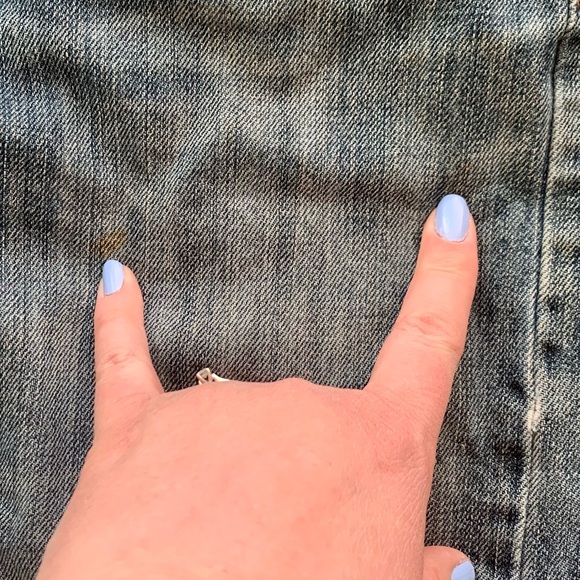 Men’s Eddie Bauer Blue Jeans Premium Denim Dark Wash Straight Leg Size 32x32 - Picture 8 of 12